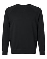 Next Level N9000 Unisex French Terry Raglan Crew #color_BLACK