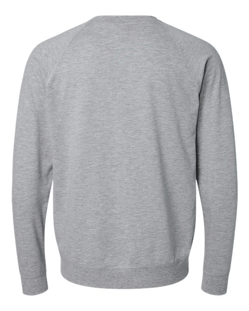 Next Level N9000 Unisex French Terry Raglan Crew #color_HEATHER GRAY