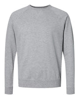 Next Level N9000 Unisex French Terry Raglan Crew #color_HEATHER GRAY
