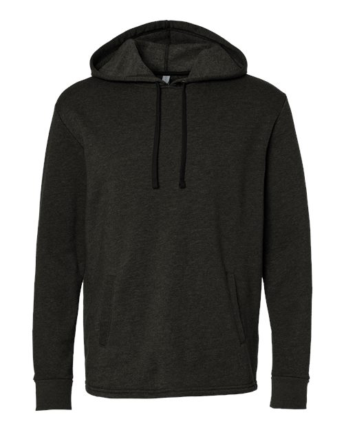 Next Level 9300 Adult PCH Pullover Hoodie #color_HEATHER BLACK