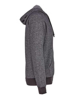 Next Level 9600 Adult Denim Fleece Full-Zip Hoodie #color_BLACK