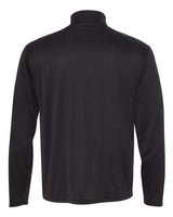 Badger 4102 B-Core Quarter-Zip Pullover #color_Black/ Graphite