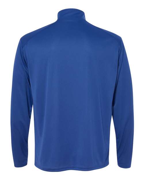Badger 4102 B-Core Quarter-Zip Pullover #color_Royal/ Graphite