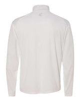 Badger 4102 B-Core Quarter-Zip Pullover #color_White/ Graphite