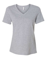 Bella + Canvas 6405 Ladies' Relaxed Jersey V-Neck T-Shirt #color_ATHLETIC HEATHER