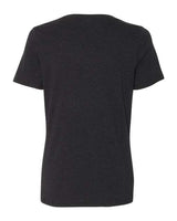 Bella + Canvas 6405 Ladies' Relaxed Jersey V-Neck T-Shirt #color_BLACK HEATHER