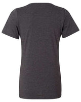 Bella + Canvas 6405 Ladies' Relaxed Jersey V-Neck T-Shirt #color_DRK GREY HEATHER