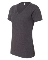 Bella + Canvas 6405 Ladies' Relaxed Jersey V-Neck T-Shirt #color_DRK GREY HEATHER