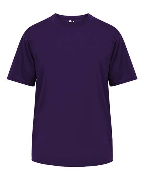 Badger 4820 B-Tech Cotton-Feel T-Shirt #color_Purple