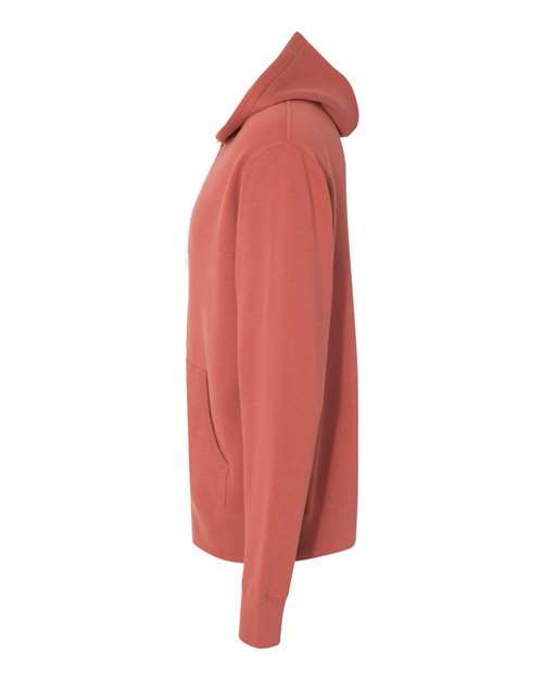 Independent Trading Co. AFX90UNZ Lightweight Full-Zip Hooded Sweatshirt #color_Rust