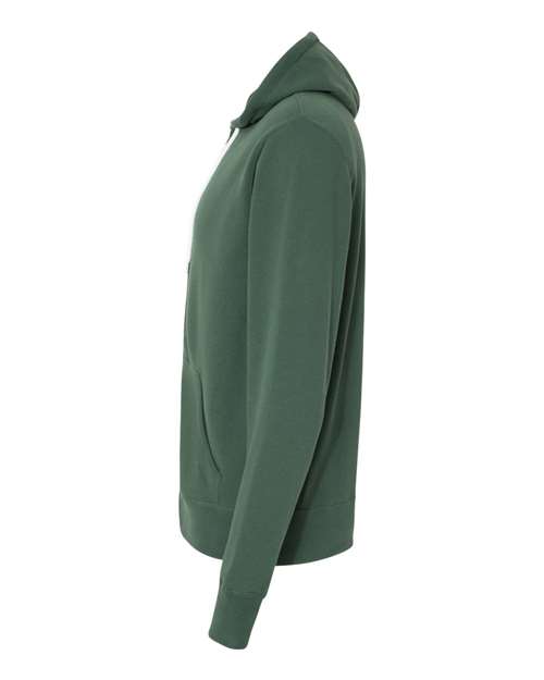 Independent Trading Co. AFX90UNZ Lightweight Full-Zip Hooded Sweatshirt #color_Alpine Green