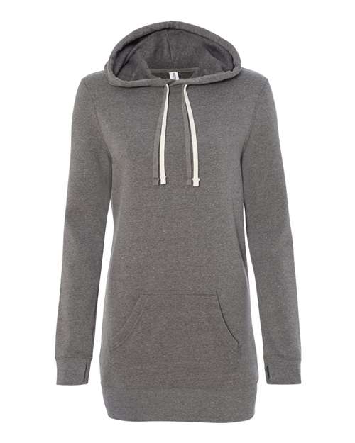 Independent Trading Co. PRM65DRS Women’s Special Blend Hooded Sweatshirt Dress #color_Nickel