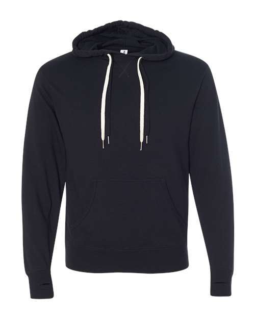 Independent Trading Co. PRM90HT Midweight French Terry Hooded Sweatshirt #color_Black