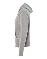 J America JA8872 Adult Triblend Full-Zip Fleece Hooded Sweatshirt #color_GREY TRIBLEND
