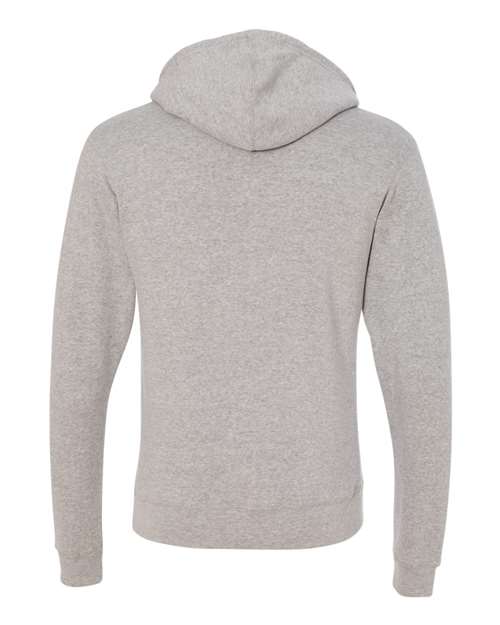 J America JA8871 Adult Triblend Pullover Fleece Hooded Sweatshirt #color_GREY TRIBLEND