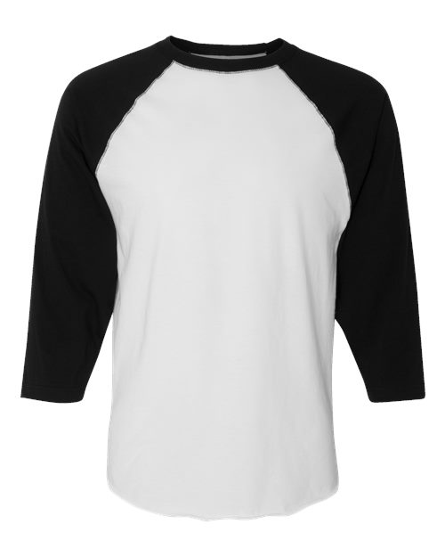 LAT 6930 Men's Baseball T-Shirt #color_WHITE/ BLACK