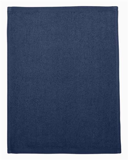 Q-Tees T600 Hemmed Fingertip Towel #color_Navy