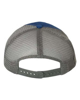 Richardson 111 Garment-Washed Trucker Cap #color_Royal/ Charcoal