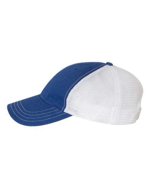 Richardson 111 Garment-Washed Trucker Cap #color_Royal/ White