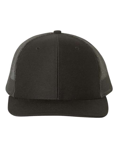 Richardson 112 Snapback Trucker Cap #color_Black