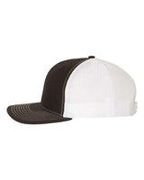 Richardson 112 Snapback Trucker Cap #color_Black/ White