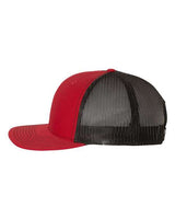 Richardson 112 Snapback Trucker Cap #color_Red/ Black