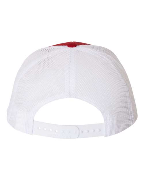 Richardson 112 Snapback Trucker Cap #color_Red/ White