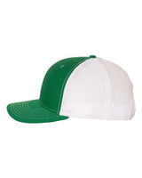 Richardson 112 Snapback Trucker Cap #color_Kelly/ White