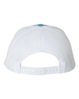 Richardson 112 Snapback Trucker Cap #color_Columbia Blue/ White