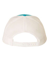 Richardson 112 Snapback Trucker Cap #color_Cyan/ White