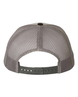 Richardson 112 Snapback Trucker Cap #color_Grey/ Charcoal/ Black