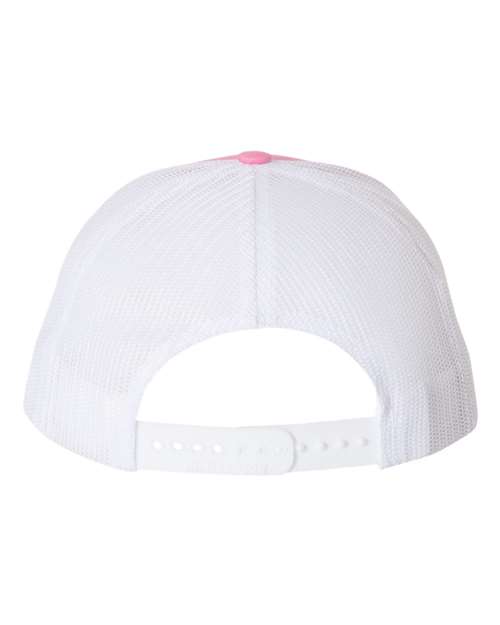 Richardson 112 Snapback Trucker Cap #color_Hot Pink/ White