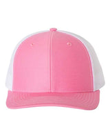 Richardson 112 Snapback Trucker Cap #color_Hot Pink/ White