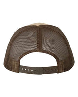 Richardson 112 Snapback Trucker Cap #color_Khaki/ Coffee
