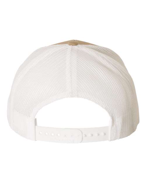 Richardson 112 Snapback Trucker Cap #color_Khaki/ White
