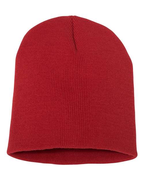 Yupoong 1500 Adult Knit Beanie #color_RED