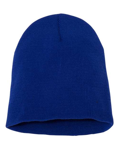 Yupoong 1500 Adult Knit Beanie #color_ROYAL