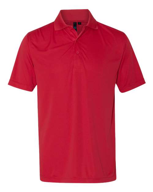 Sierra Pacific 0100 Value Polyester Polo #color_Red
