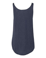 Bella + Canvas B8802 Ladies' Flowy Side Slit Tank #color_HEATHER NAVY