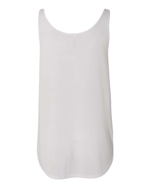 Bella + Canvas B8802 Ladies' Flowy Side Slit Tank #color_WHITE