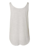 Bella + Canvas B8802 Ladies' Flowy Side Slit Tank #color_WHITE SLUB
