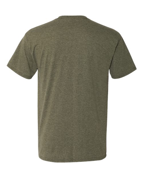 Hanes 42TB Adult X-Temp Triblend T-Shirt #color_MLTRY GRN TRBLND