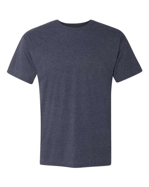Hanes 42TB Adult X-Temp Triblend T-Shirt #color_NAVY TRIBLEND