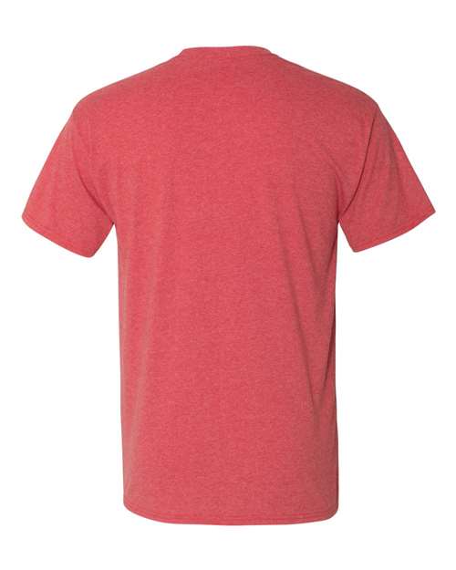 Hanes 42TB Adult X-Temp Triblend T-Shirt #color_RED TRIBLEND