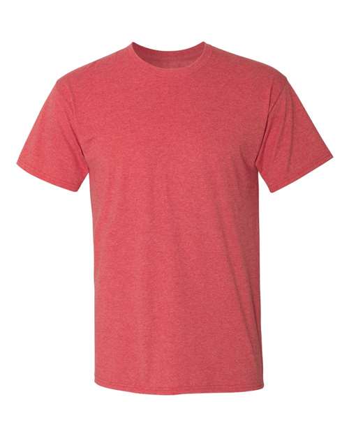 Hanes 42TB Adult X-Temp Triblend T-Shirt #color_RED TRIBLEND