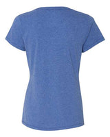 Hanes 42VT Ladies' X-Temp Triblend V-Neck T-Shirt #color_ROYAL TRIBLEND