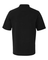 Hanes 055P Men's 6.5 oz. X-Temp Piqu Short-Sleeve Polo with Fresh IQ #color_BLACK