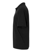 Hanes 055P Men's 6.5 oz. X-Temp Piqu Short-Sleeve Polo with Fresh IQ #color_BLACK