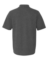Hanes 055P Men's 6.5 oz. X-Temp Piqu Short-Sleeve Polo with Fresh IQ #color_CHARCOAL HEATHER