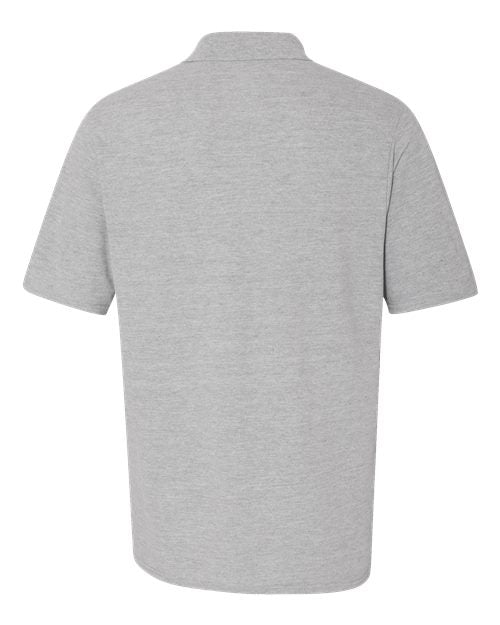 Hanes 055P Men's 6.5 oz. X-Temp Piqu Short-Sleeve Polo with Fresh IQ #color_LIGHT STEEL